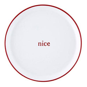 Face to Face Holiday Appetizer Plates, Set of 4