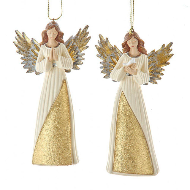 6” Gold Angel Ornaments