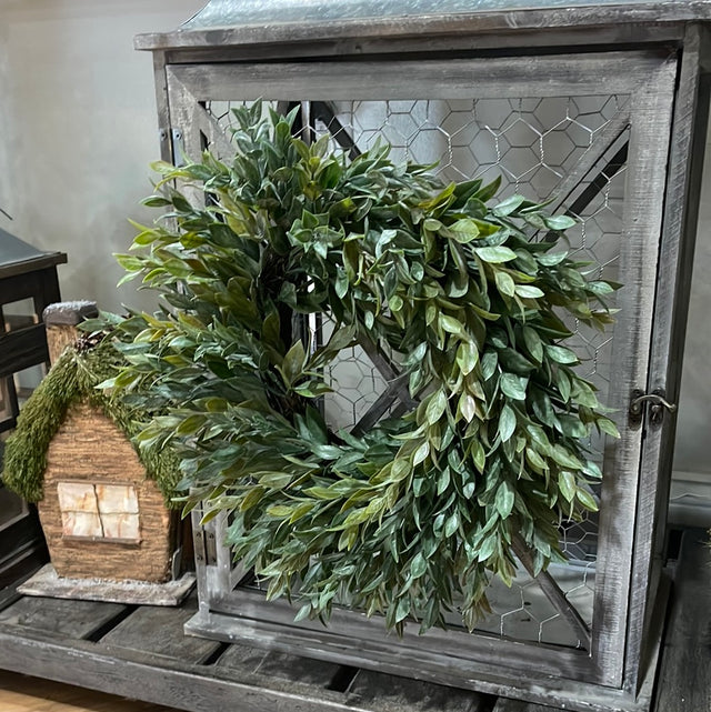 14" Myrtle Candle Ring & Wreath