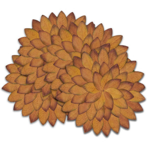 15" Copper Fall Leaves Placemat