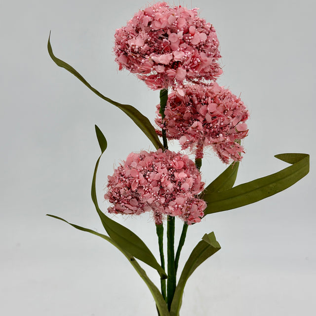 20" Wild Foam Allium Spray | Blue Cream Lavender Pink
