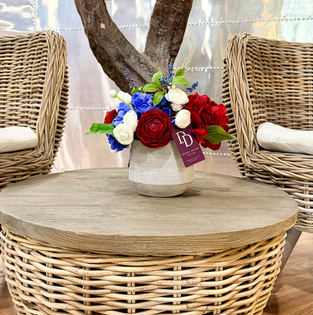 11" Star Spangled Blooms Custom Arrangement