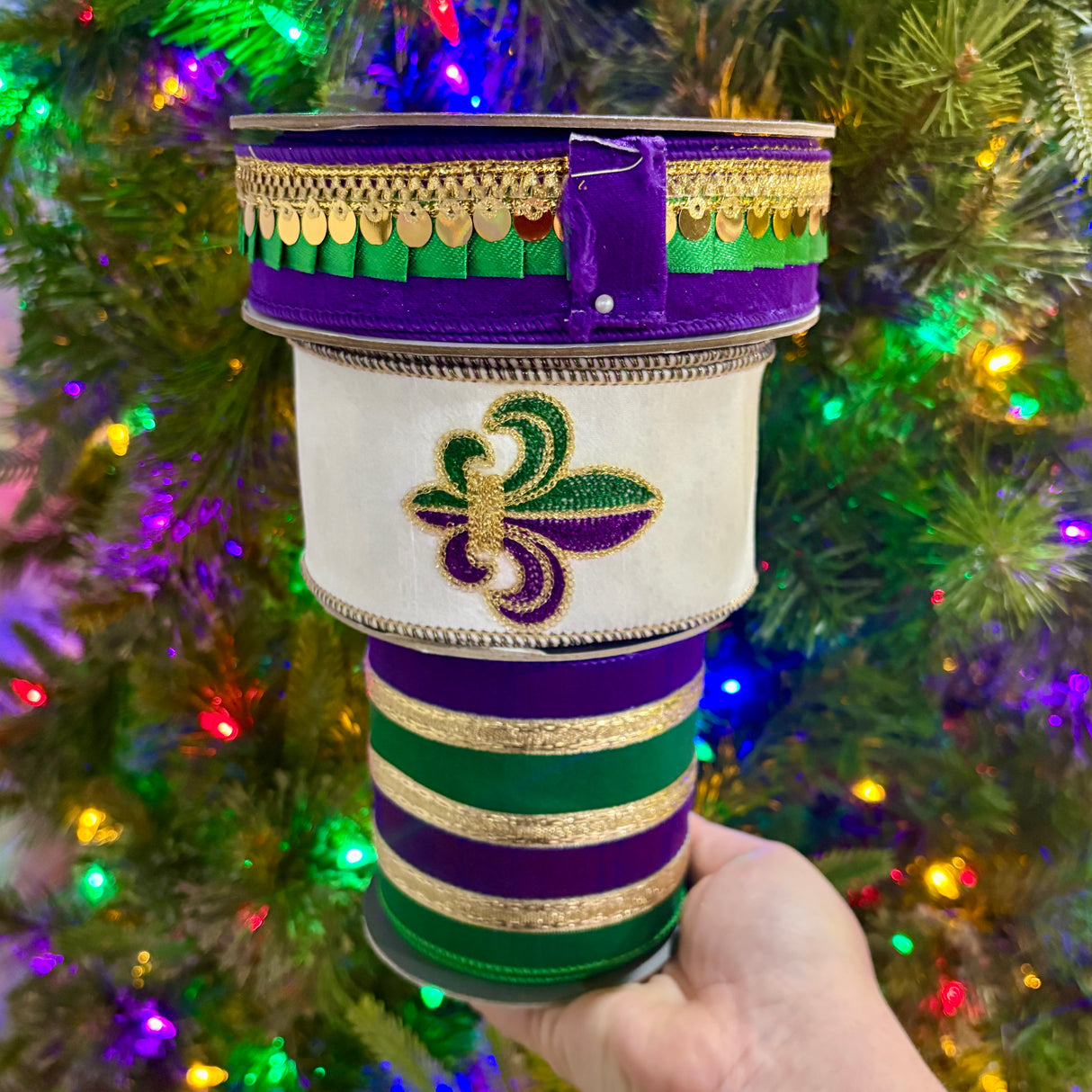 Designer Ribbon Bundle | Magnificent Mardi Gras