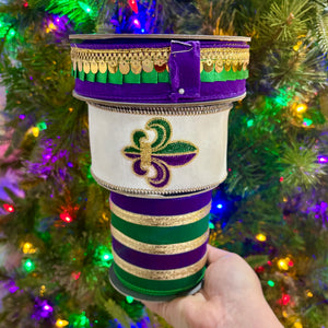Designer Ribbon Bundle | Magnificent Mardi Gras