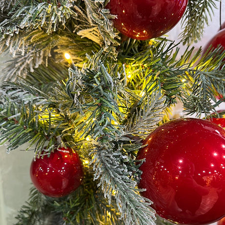 Frosted Christmas Garland, additional view
