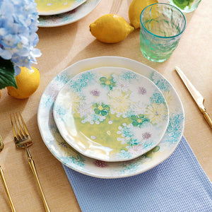 8" or 10" Meadow Fleur Plates | Sets of 4