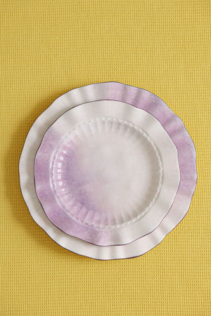 Winter Sunset Plates