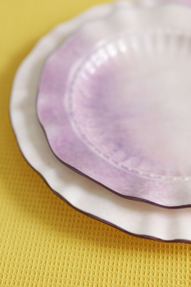 Winter Sunset Plates