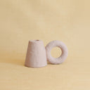 Textured Ceramic Taper Candle Holder