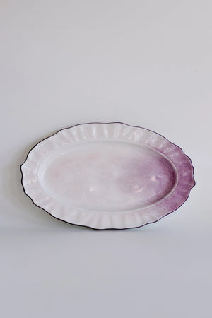 Winter Sunset Plates