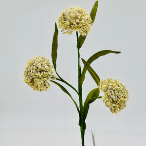 20" Wild Foam Allium Spray | Blue Cream Lavender Pink