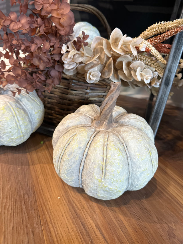 8" Cream Pumpkin