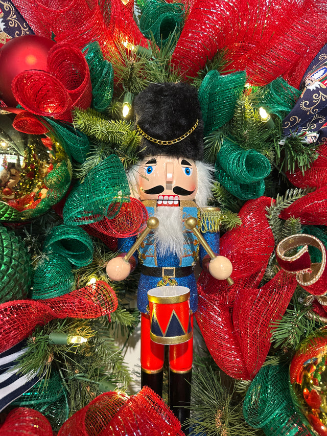 "Nutcracker" Signature Designer Wreath