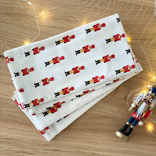 18" Nutcracker Napkin Set of 4