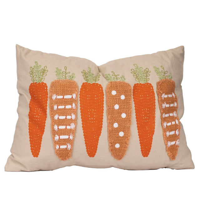 Chantenay Carrot Pillow 14" x 20"