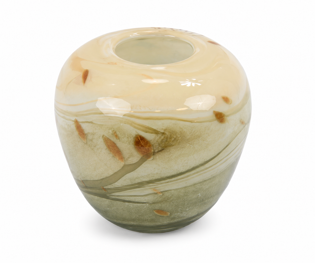 Multicolor Glass Decorative Vase