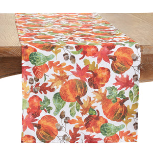 Pumpkin Foliage Table Runner | Multiple Sizes