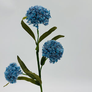 20" Wild Foam Allium Spray | Blue Cream Lavender Pink