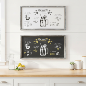 24.5"L Wooden Sign "Homemade Lemonade"