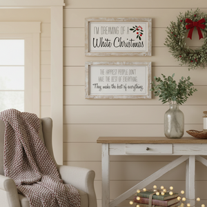 White Christmas-Best Wooden Frame