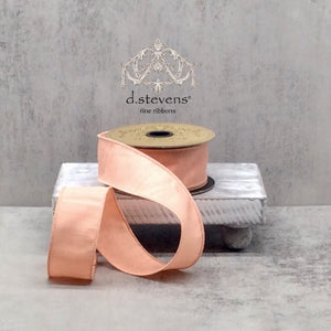 1.5" x 10yds Faux Dupioni Ribbon | Two Colors Available