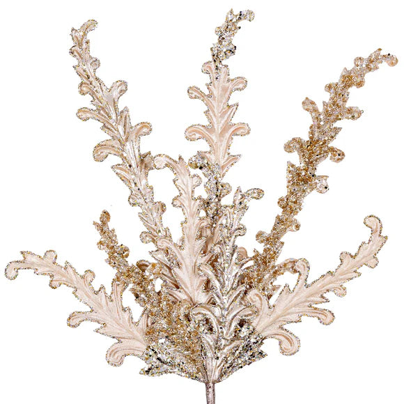 26" Acanthus Lace Spray - Champagne