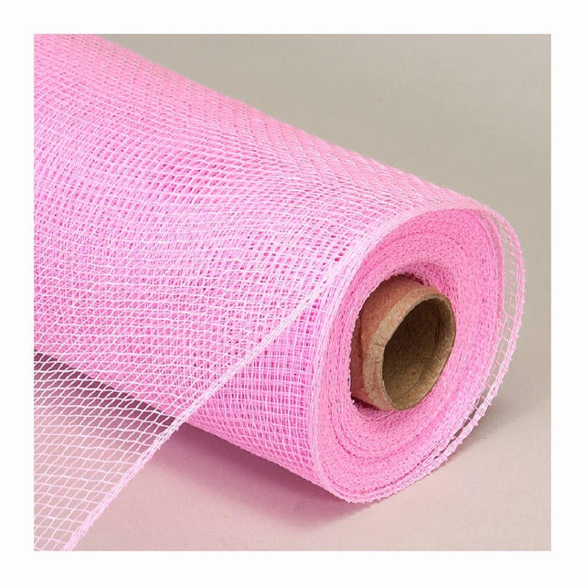 Pink Decorative Poly Mesh Roll 21" x 10yd