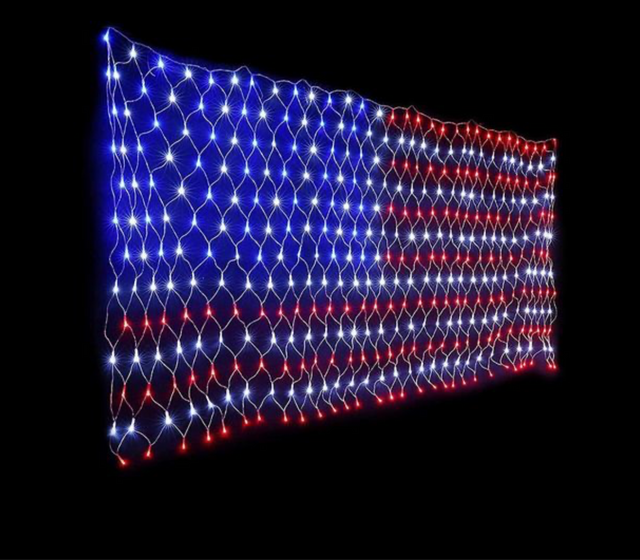 78.7"L Electric US Flag Light