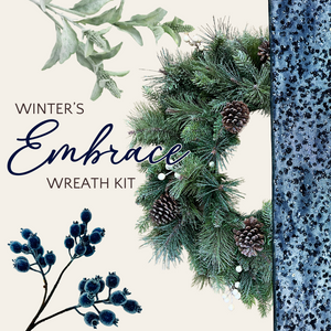 30" Winter's Embrace Wreath Kit