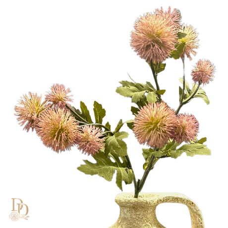 22 inch Plum Pom Pom Stem