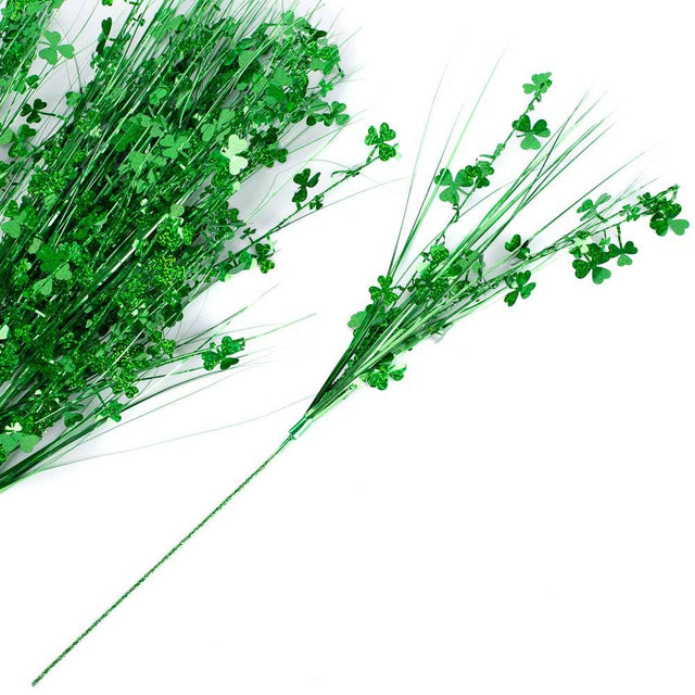 19" Hologram Shamrock Spray