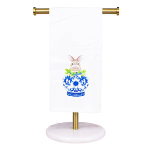 Winston Bunny Chinoiserie Easter Hand Towel  20" x 28"