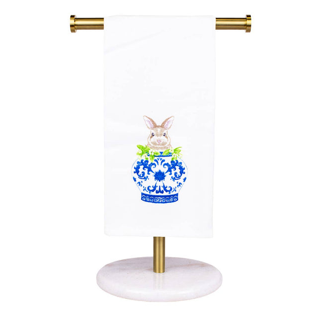 Winston Bunny Chinoiserie Easter Hand Towel  20" x 28"
