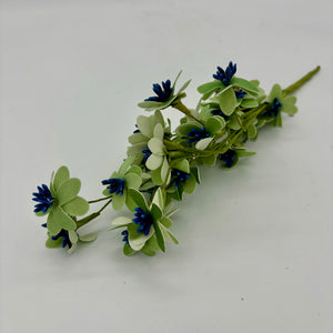 13.5" Blue Dainty Daisy Bush