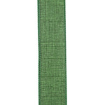 1.5"X50YDS Green Everyday Linen Value Wired Edge Ribbon