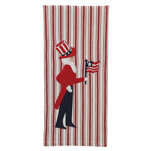 28" Uncle Sam Applique Dishtowel