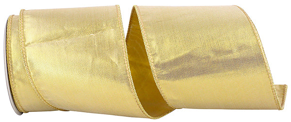 Gold Metallic Shine Luxury Deluxe Ribbon | Available in 2.5" & 4"x10YDS