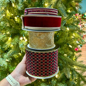 Designer Ribbon Bundle | Burgundy Beauty