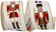 2.5 inch x 10 yards Ivory Nutcracker Guard Ribbon