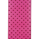 4" Mesh Deluxe Glitter Dots Wired Edge Ribbon l 5 Yards