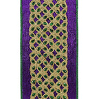 X5 yards Mardi Gras Jewel Embroidery Deluxe Metallic Wired, additional view