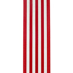 2.5"X50YDS Striped Linen Value Wired Edge Ribbon