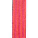 2.5"X10YDS Broad Striped Linen Value Wired Edge Ribbon