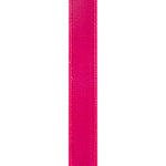 1"X10YDS Fuchsia&White Striped Twill Deluxe Dupioni Backed Wired Ribbon