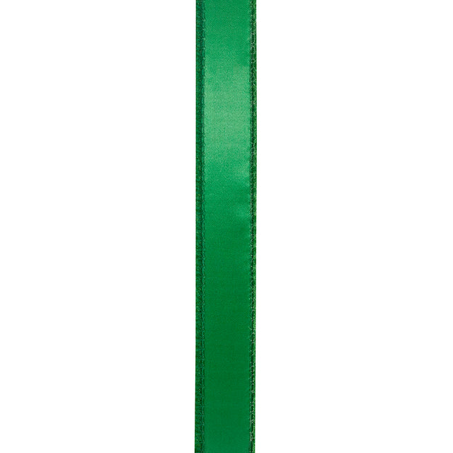 1" Emerald Green Luxe Plush Velvet Ribbon 10 Yards