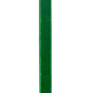 1" Emerald Green Luxe Plush Velvet Ribbon 10 Yards