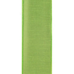 2.5"X10YDS Lime&Fuchsia Dupioni Reversal Deluxe Backed Wired Edge Ribbon