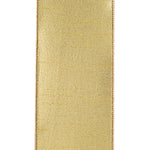 4"X5YDS Gilded Check Outlined Deluxe Metallic Backed Wired Edge Ribbon