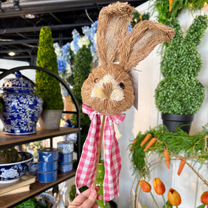 23" Bunny Head with Bow