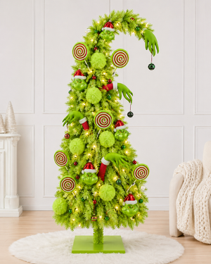 14" Grinch Hand with Ball on Stick